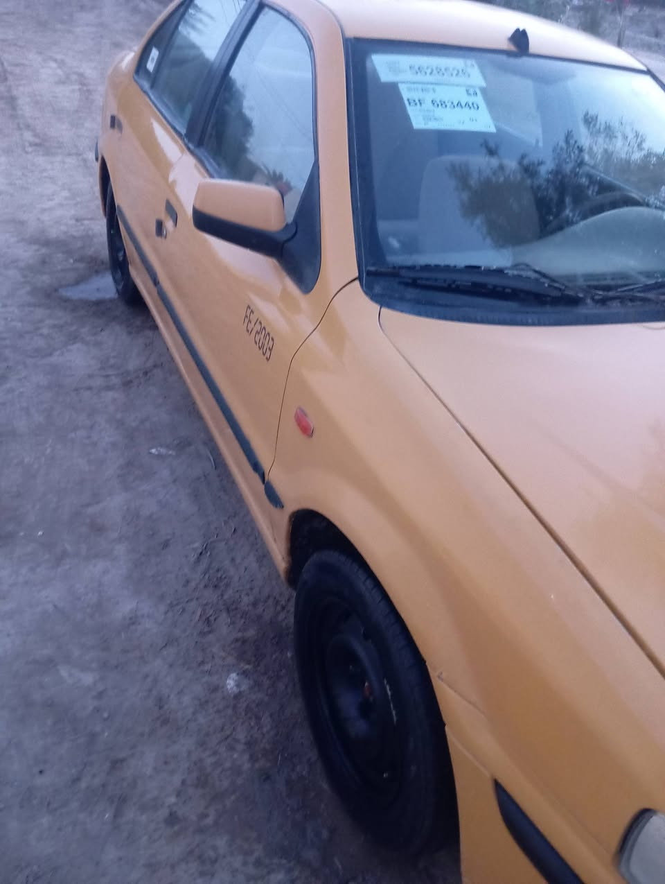 السلام عليكم سمند موديل 10 مصفرة ورقم انكليزي وبااسمي سيارة جاهزة مصبوغة فقط حزام جمالية  المكان دوانية  واتساب ***********   السعر 37وبيهة مجال
