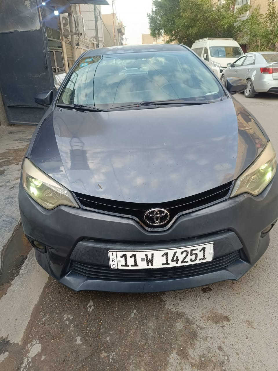 كورلا للبيع وارد امريكي 2014. LE حادث جاملغ فقط ومبدل سياره ماشيه 120 لايتات زينون عالي وناصي مكاني بغداد كير ومكينه مكفول تبريد ثلج سياره كامله وبيهه جراد قماره وقبق الجنطه ويروح ب البوليش تكم مجارده  سعر 115وبيهه مجال ***********
