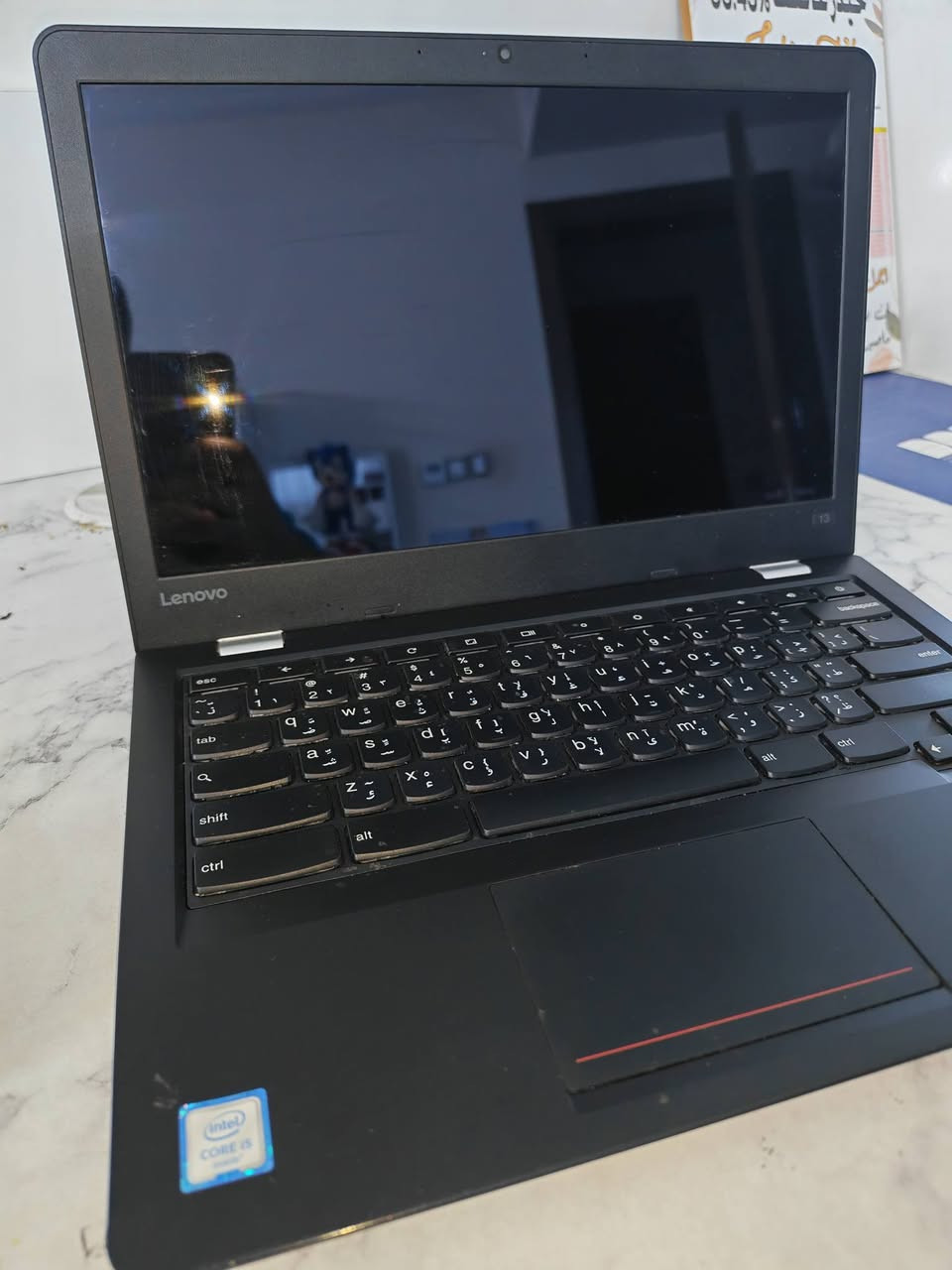 السلام عليكم لابتوب لنوفو 13 thinkpad ذاكرته 32 و عشوائية 8
ال touchpad, والصوت و لمس هم بيه واكفات يرادلهن بس تعريف تكدر تشدلة سماعه و ماوس و رام تستعملة كلش طبيعي ، شاحنته و کارتونته وياه للبيع ب 100 و بيه مجال

مكاني بغداد الكرخ للاستفسار مراسلة واتساب

***********
