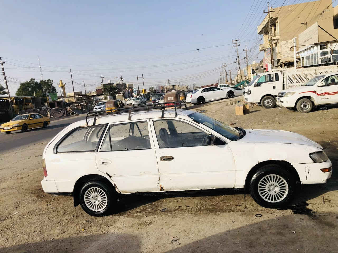 كورلا موديل 1994 رقم بغداد بسمي سياره بيه نوقص دشبول تعبان وبطاين محرك نظيف السعر 30 وبيه مجال الاستفسار اتصال 📞 ***********
