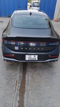 للبيع سوناتا N Line 2024  وارد امريكي  حادث تعديل صبغ قطعتين فقط البني...