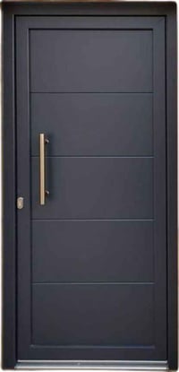 باب ٢م×١م • حديد ٢مم • صبغ اسود