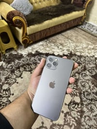 ايفون 12 برو ماكس نضيف كلش للبيع او مراوس ب ايفون فقط :-  لون نفطي ممي...