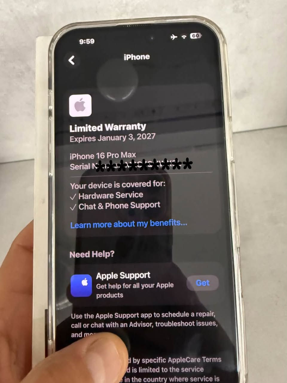 السلام عليكم
الذاكره 256 GB
ايفون 16 برو ماكس دبل سيم كارت 
عدد دورات الشحن 20
بطارية 100
تلفون جديد كلش نظيف 
السعر ١،٥٧٥،٠٠٠
المكان السليمانية 
***********
