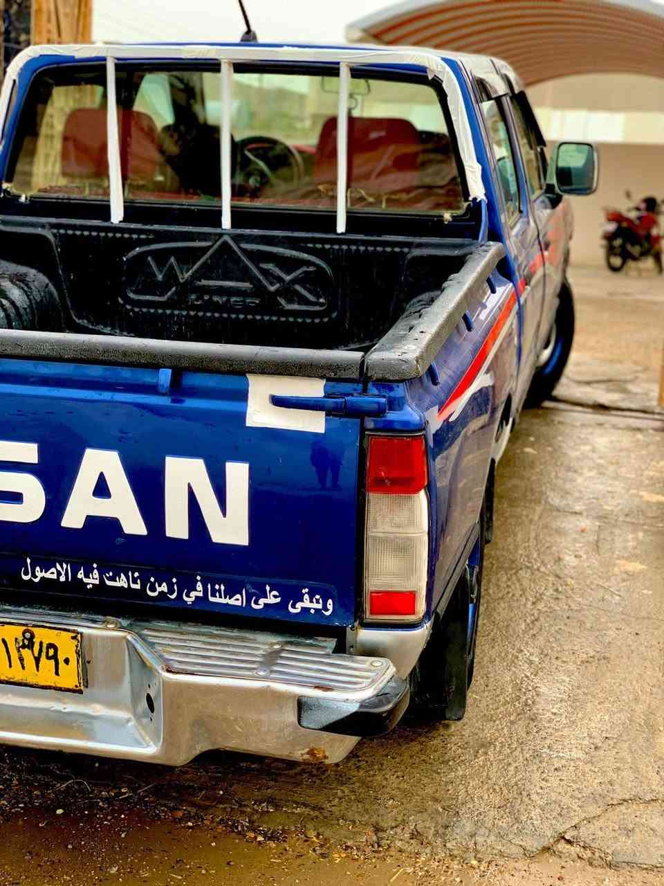 للبيع نيسان سوبر موديل ٩٨ محرك كابريته كصه جديد داخل احمر جام كهربائي باور ستيرن  مكفوله من ضربه رقم جديد تحويل مباشر صبغ حزام اثر جراد محزمه مكان عامريه الصمود السعر المطلوب ٩٠ بيها مجال رقم ***********
