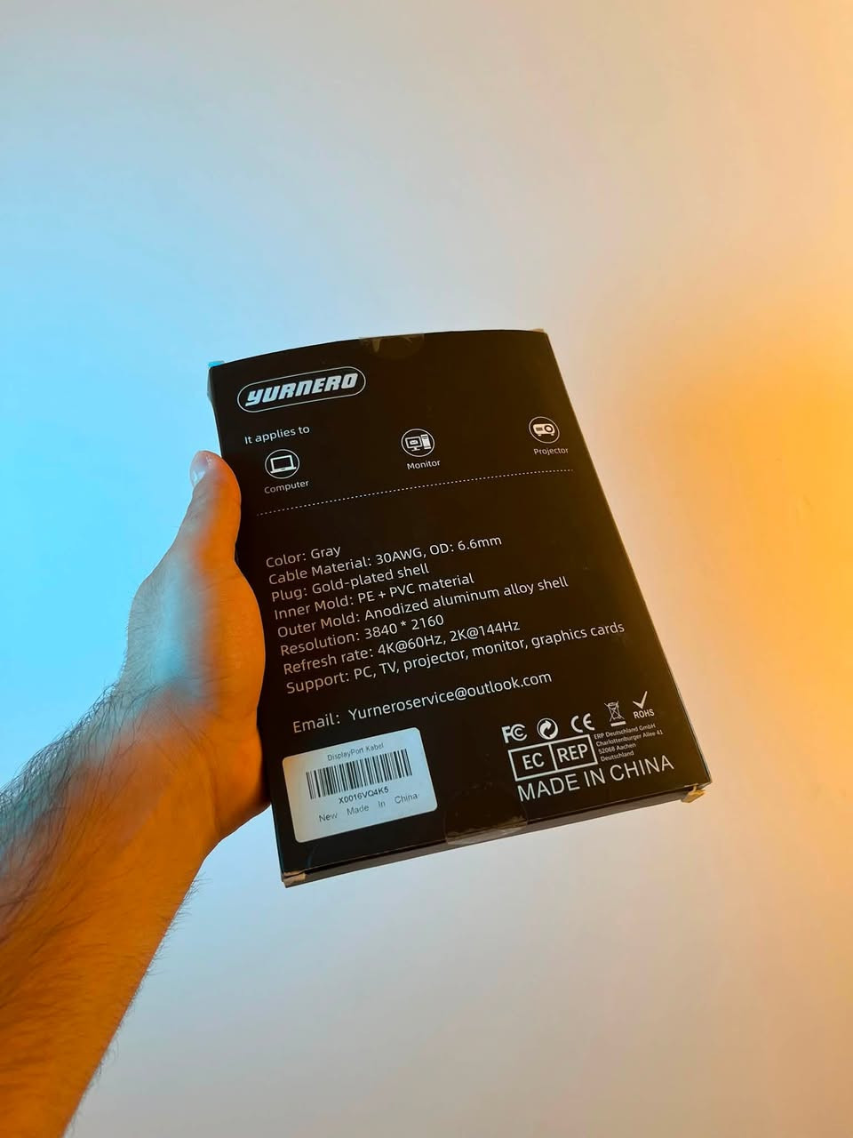 كيبل DisplayPort 4K UHD – جودة عالية وأداء ثابت

إذا تريد أفضل جودة صورة وسلاسة في العرض، فهذا الكيبل هو الخيار المناسب. ✅

السعر : 10 آلآف فقط

📺 المواصفات:
• يدعم دقة 4K UHD (3840×2160)
• يدعم 4K@60Hz و 2K@144Hz
• مناسب للشاشات، أجهزة الكمبيوتر، والبروجكترات
• تصميم مجدول (Braided) لمتانة أعلى وعمر أطول
• رؤوس مطلية بالذهب لتحسين نقل الإشارة وتقليل التشويش
• جودة تصنيع ممتازة

💻 مثالي للألعاب، التصميم، المونتاج، والاستخدام اليومي.

متوفر توصيل لكافة المحافظات 🇮🇶

📩 للاستفسار أو الطلب راسلني او اتصل ***********
