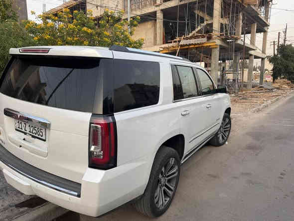 يوكن دينالي ٢٠١٨ 
دخول جديد قبل شهر
رقم بغداد
كامل مواصفات معروفه
جميع الكراسي كهرباء
صندوك جلاق 
شاشتين وقاصه
كشن ملكي
تدفئه وتبريد كشنات 
رادارات وتوقف ذاتي
داتا شو
دوسات كهرباء
ماشيه ٩٥
حادث خفيف صبغ دعاميه اماميه فقط
ايرباك ستيرن وراجع سستم
السعر 37000 
*********** بغداد
