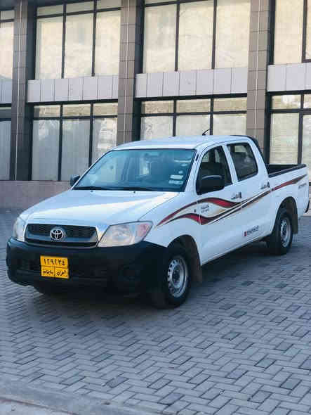 Toyota hilux 2008
مەرزێ مۆدێل ٢٠٠٨
بێ بۆیاخ
گێرو مەکینەوئەکسلی بەشەرتە 
دوکەڵ و بوخار و سەرفی نییە
سەنەوی بەسەرچوە
سەیارەی مەعرەز نییە 
ژم:***********
***********
