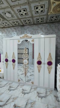 غرفة تركي 8 قطع نظام ابواب نظافة 95% سعرها 600 قفل التوصيل والشد داخل ...