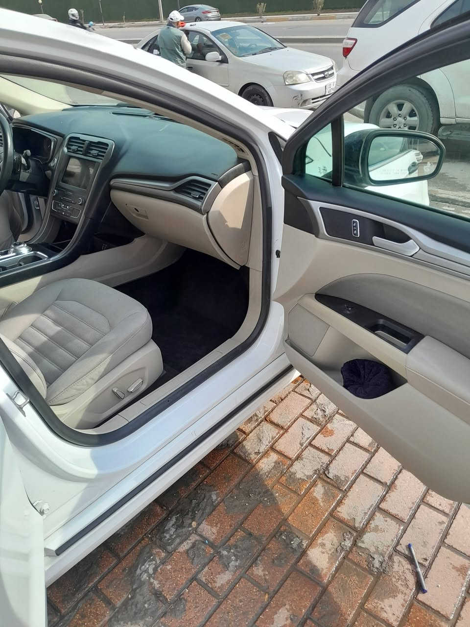 فورد فيوجن ٢٠١٩ مكينه ١٥٠٠ بدون ايرباك بجم كبس حادثها قبق جنطه وجاملغ خلفي بدون دواخا *********** السعر ١٣٠
