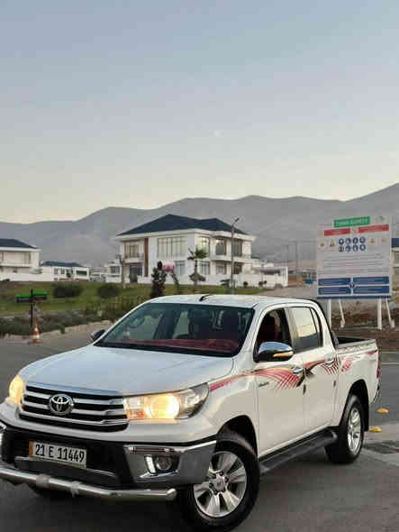 تویتا ھایلوکس مودیل 2016
168ھه زارروشتووه 
سه نه وی تاکوتایی 2026تازہ یه به ناوی خومانه وه یه گیرومه کینه ی به شه رت نه کراوه ته وه 4تایه ی تازه ی له ژیره
بۆیاخ و ساردی نیه به شه رت ٢ دەستە زورتازه وجوان ماوه ته وه
نرخی 248گه لاومه جالیکی که م
*********** السليمانية
