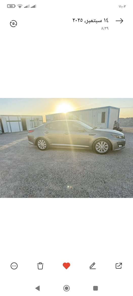 السلام عليكم
اوبتما امريكي ٢٠١٥ 
السياره باسمي تحويل ثاني يوم
حادثها مرفق بلمنشور 
بيها جاملغ  خلفي صبغ 
وشبر ونص بلبنيد ع طول 
والباب الخلفي ع يمين معدل ع بارد
السعر ١١٨ وبي مجال قليل 
مكاني بغداد رمادي 
***********
