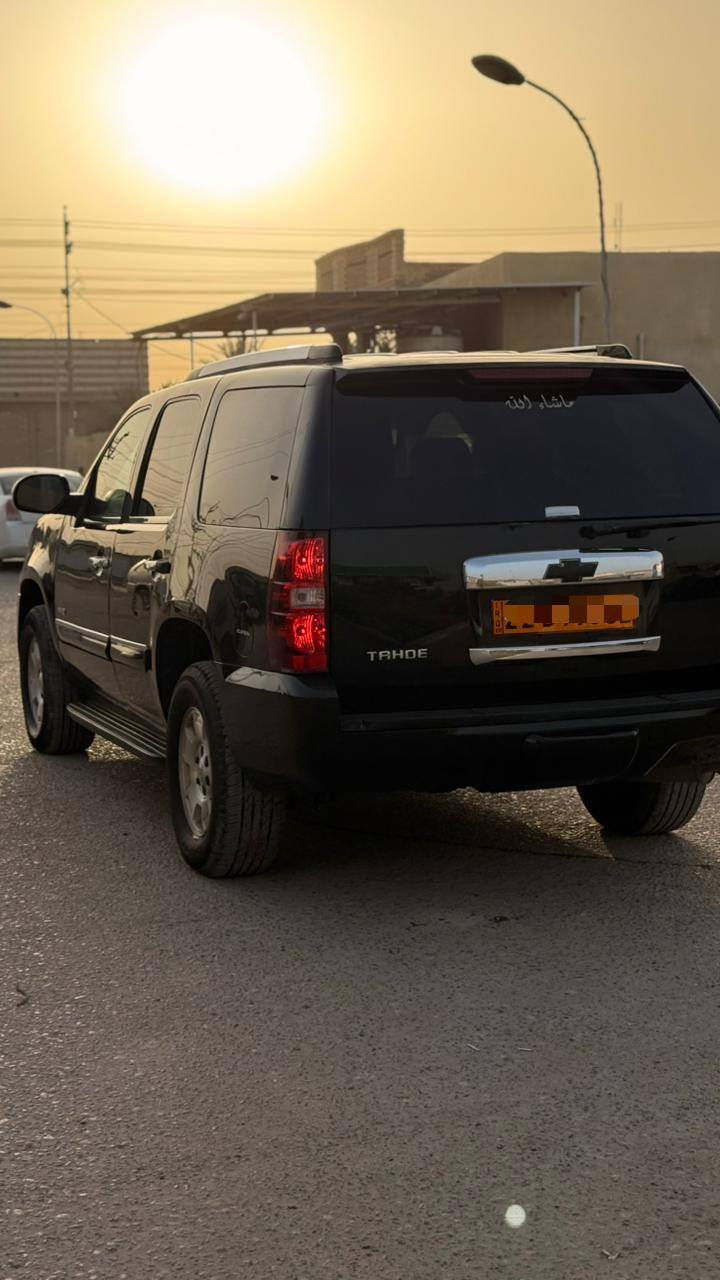 السلام عليكم تاهو 2010ادوات متوم شرط الحاسبة وحتى واجهت مسويلها رقم متوم نكليزي
شرط مكينه وكير تشلع شلع حداده تخم تاير 
سياره توني مدخلها 
السياره جديده بمعنه الكلمه دخول جديد فول LT
كفاله عامه  كشنات كهربائية  منضومه زنون سنتر لوك كلها بلاد 
 مري شفط  وهيتر بلمري
تبريد تلث قطع كله شغال 
حجرات بيئه موجوده ويل كب بلاد 
السياره مكفوله دوله وعشائر وانتربول 
گير مكينه حداديه تدفئه تبريد  كله مكفول 
العنوان البصره قضاء المدينه 
السعر 85وبيها مجال بسيط مجالها بسيط 
هاتف ‏‪0771 628 6903‬‏
