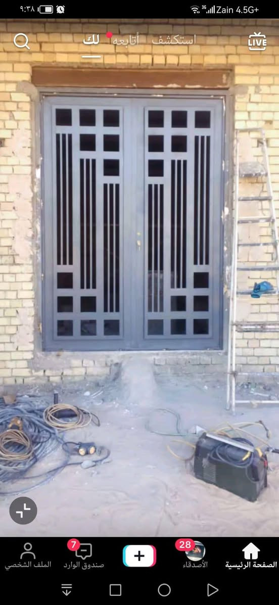 : الجودة علينا والسعر عليك!
: الجودة علينا والسعر عليك
في حدادة التساهل، شعارنا هو "التساهل مع الزبون والإتقان في العمل 
#تخفيض غير مسبوق في الأسعار للمقاولين وبناء البيوت
للتواصل ***********
او مراسلتنا
