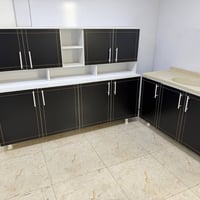 كاونتر MDF 2م • سنك 1.2م مرمر • توصيل بغداد مجانا