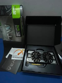 كرت للبيع اعلى نسخة مبينه نضافته من الصور Gtx 1070 8gb OC EVGA FTW EDI...