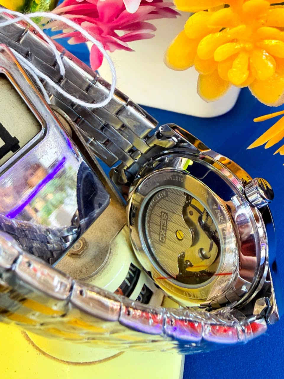 سيكو اوتوماتيك تكويك + حركة يد

السعر 40 الف 

قطر 41 ملم 

زجاج معدني 

مكينة مختومة كشف يابانية 21 💎

سير من الستلس استيل مطعم روز ذهبي. 

يتوفر توصيل لكل العراق 

واتساب ***********
