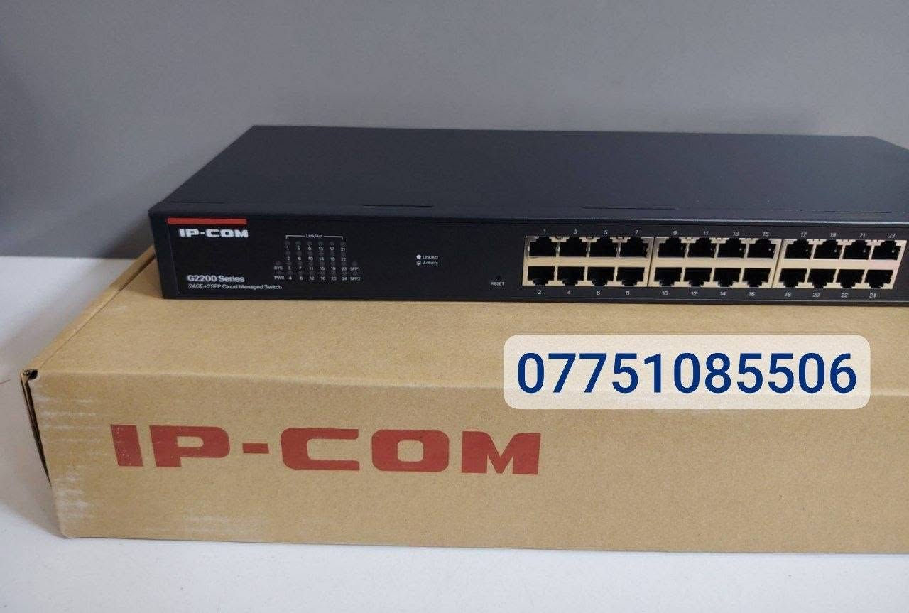 هب IP_COM
📍 G2224D (يتبرمج) 
السعر 85.000
📍 G2226F (يتبرمج) .
📍 2 SFP 
السعر 100.000
📍G2216D (يتبرمج) 
السعر 70.000
📍 G1016D
السعر 60.000

⬅️ للإستفسار والتواصل ***********📞 واتساب توجد خدمة توصيل خلال 24 ساعة ⏱️🚚
