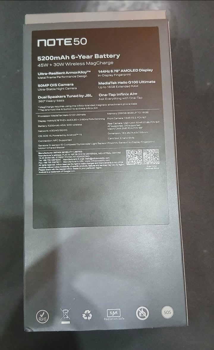 مبايل للبيع مستخدم يوم واحد ما مطخوخ سعره 350
متوفر توصيل     تواصل خاص


**إذا كنت صاحب هذا الإعلان وتريد حذفه لأي سبب، رجاءا أرسل رسالة إلى الدعم الفني**