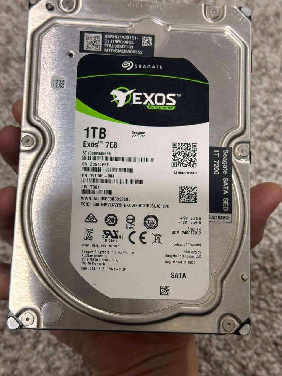 HHD LENOVO 1TB
قيم السعر و اخذ اكو توصيل لجميع محافظات العراق راسل خاص و تحويل ماستر لتثبيت الطلب مو كل المبلغ


**إذا كنت صاحب هذا الإعلان وتريد حذفه لأي سبب، رجاءا أرسل رسالة إلى الدعم الفني**