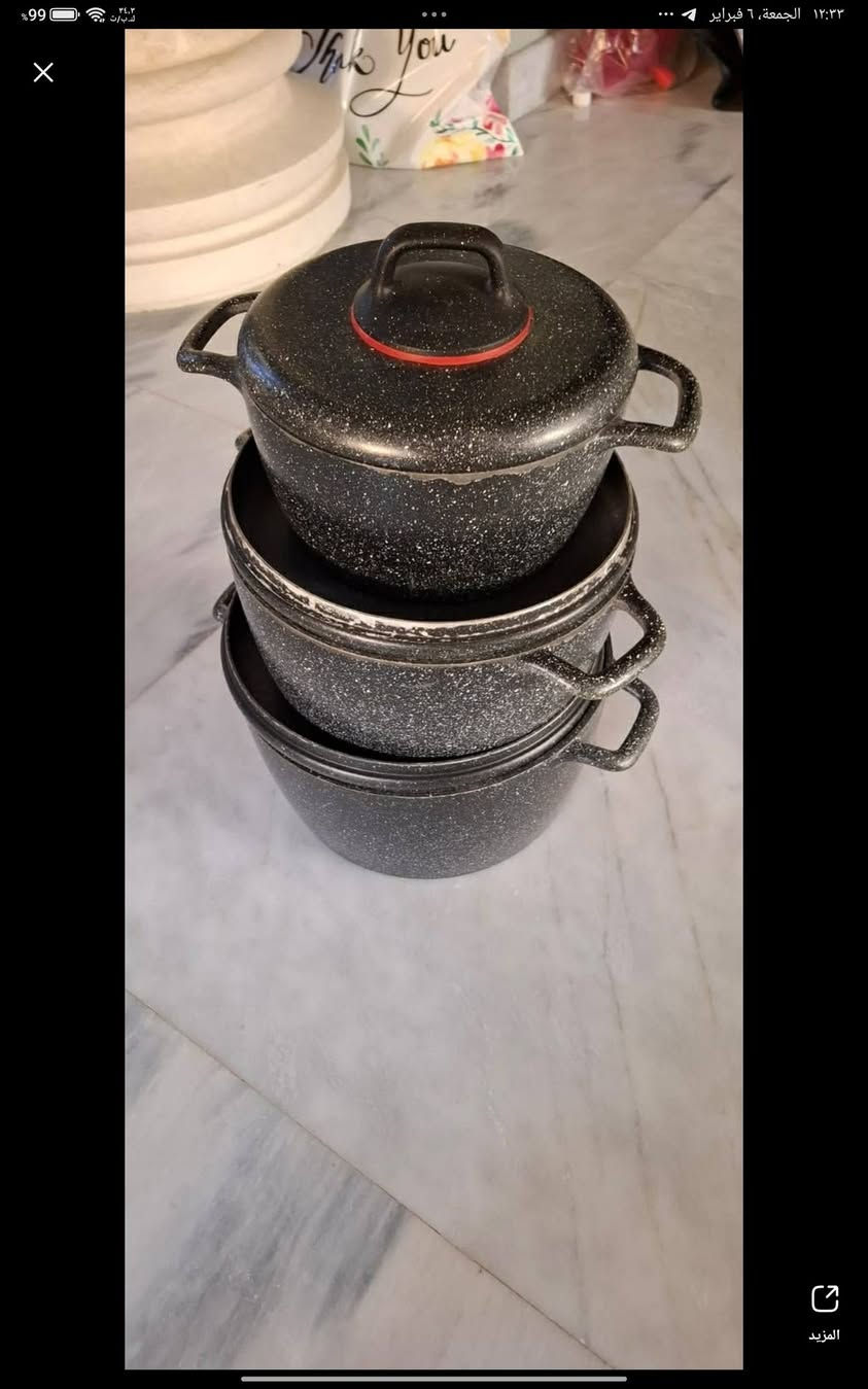 سلام عليكم مكانسه وشسوار و جدوره للبيع جديدات مابيهن شي
سعر المكانسه 70 والشساور 30 والجدوره 35 للاستفسار ***********
