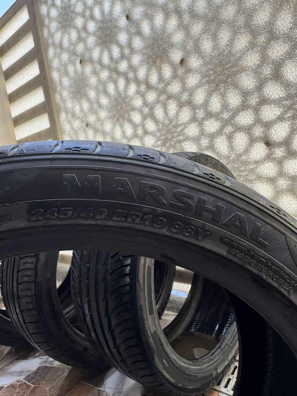 للبيع تايرات زوج قياس225/40/19
وتك واحد قياس 245/40/19

وتك واحد قياس 235/40/19

واسبير مال النترا هم جديد

قيم واخذ مكاني بغداد ***********
