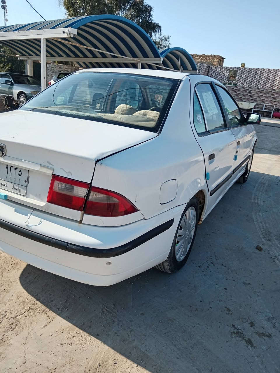 سلام عليكم لبيع سمند موديل 12خصوصي رقم واسط تحويل مباشر سنويه مجدده لل 29 تخم تاير مكينه جديد توني شاده كير مشروط خرفته حلوه سياره جاهزه كهربائيات كله شغاله  العنوان الديوانية مهناويه الاستفسار ***********
