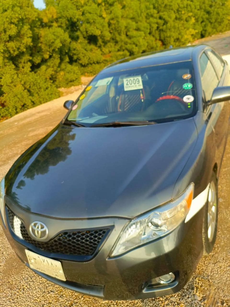 كامري ٢٠٠٩ امريكي فول مواصفات فتحه تحكم ستيرن تبريد ثلج بيها صبغ حزام سعرها ٩٧ وبيها مجال قليل مكاني رمادي للإستفسار 
***********
