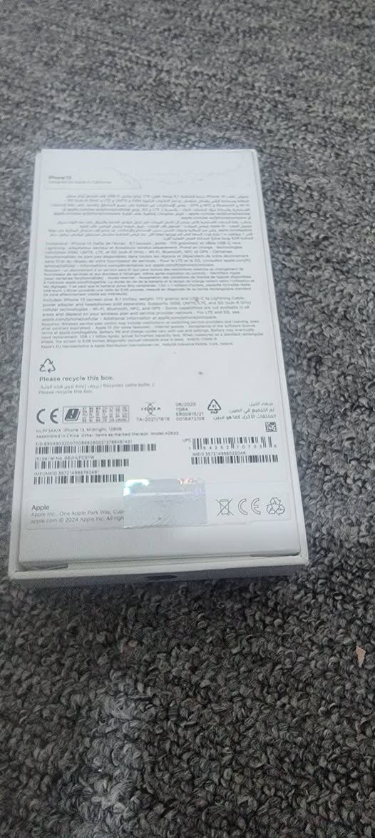 س ع ايفون 13 بطاريه 100 ونضافه 100 غراضه كامله سعره 525 شراي يخابر ***********
