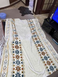 بطانية • أبيض • ٤ قطع