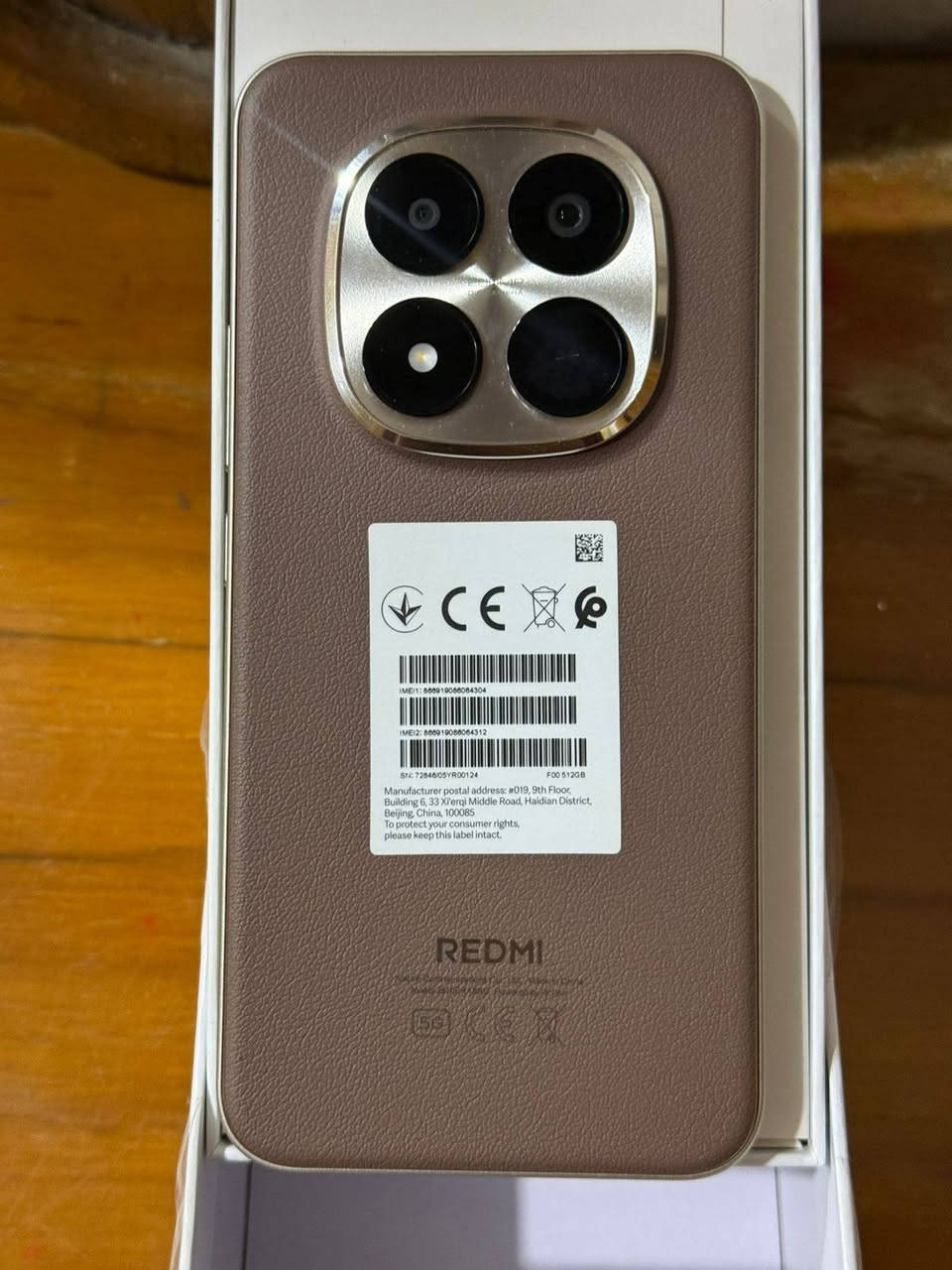 ريدمي نوت15برو بلس 
ريدمي نوت 15 برو بلص
الذاكره 512
الرام 12
مستخدم 4 ايام
ملحقات كامله 
السعر 550
لون جوزي
المكان البصره القبله حي القائم 
***********
