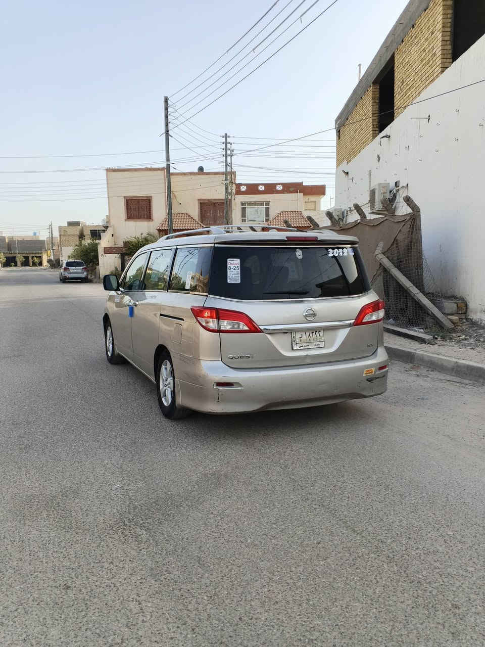 سياره نيسان كويست مديل 2012 وارد امريكي سياره مكفوله من الضربة القويه والكلبه والكص والصبغ العام وصبغ الحزام والعيب الشرعي 
مواصفاتها 
7راكب سياحي 
مكينه 6سلندر 3500
بصمه 
كشنات كهربائي 
ويل كب 
منضومة زنون 
بلوجكترات زنون 
شاشه تاب 
بيبان سلايد جهتين 
جنطه شفط
ماشيه 126
يدات نيكل 
تبريد 3قطع
سياره جاهزه رقم بغداد مشروع وطني تحويل ثاني يوم سعره 100 مكانه ذي قار المركز 
***********
