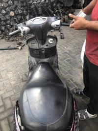 دراجه سكنس مكينه مافتوحه بلاديه بس شوي ترتبي كفر بلادي سعره 350وبيه مج...