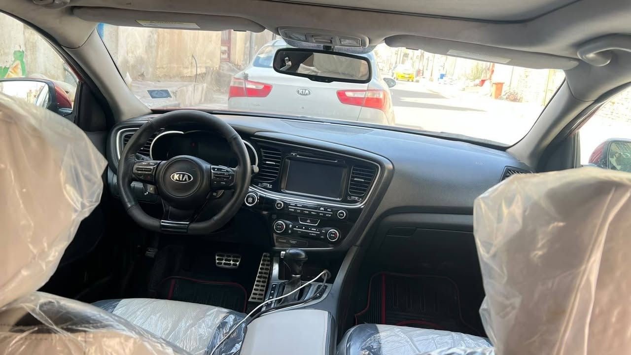 كيا اوبتما موديل 2015 رقم بغداد مشروع وطني تحويل
السياره فول واحد علواحد بنوراما بصمه أبواب  حساسات خلفيه 
كشن كهربائي تدفئه وتبريد بلكشن 
مكينه 2000 تيربو المرغوب مكينه كير مكفولات تخم تاير تبريد ثلج قبل سبوع مسوي منظومه كامله 
السعر 118بيها مجال 
ناصرية ***********
حادثةا بامريكا بسيط.  وبالعراق. شويه. بالجنطه والجاملغ الخلفي مصبوغات نص مو كامل
