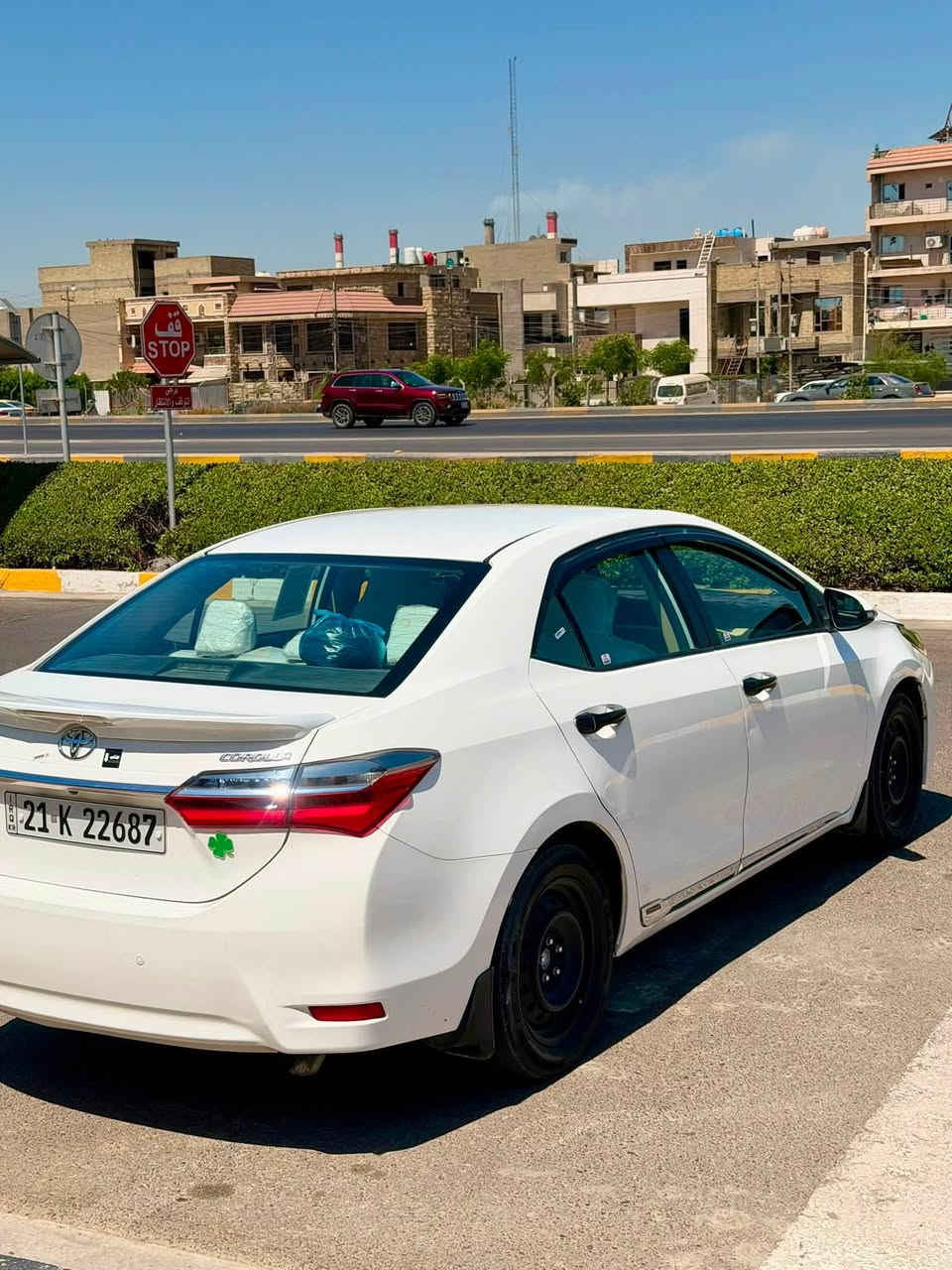 بيع او مراوس
السلام عليكم كورلا موديل 2018 ساس
بيهة قطعتين صبغ بدون دواخل جاملغ خلفي وباب 
مكينه كير شركه سياره جديد سعر 134 $ وبيهة مجال 
مكاني بغداد الوسفيه ***********
