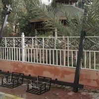 مرجوحه جديده مامستعمله ابد للبيع 3قطع حديد اصلي  10مليم الرتفاع 3العرض...