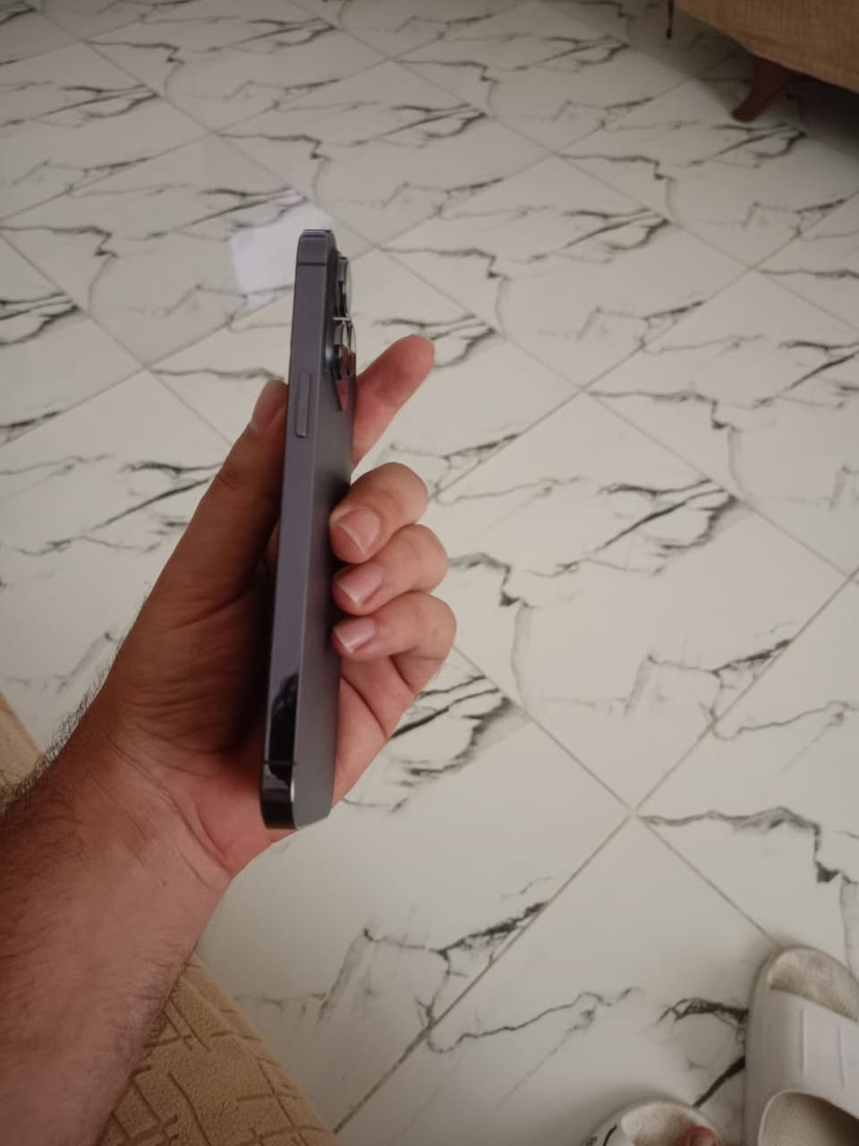 للبيع iPhone 14 Pro Max بحالة ممتازة جداً، جهاز شركة ونظيف كلش وما بي أي ملاحظة.
📱 دبل شريحة (Dual SIM)
🔋 صحة البطارية كانت 95%، وبعد التحديث الأخير صارت 85%
✅ الجهاز شغال بكفاءة عالية وماكو أي مشاكل
✅ استخدام شخصي ومحافظ عليه
✅ كلش مرتب وجاهز للفحص

للمهتمين مراسلة خاص او واتساب ***********
