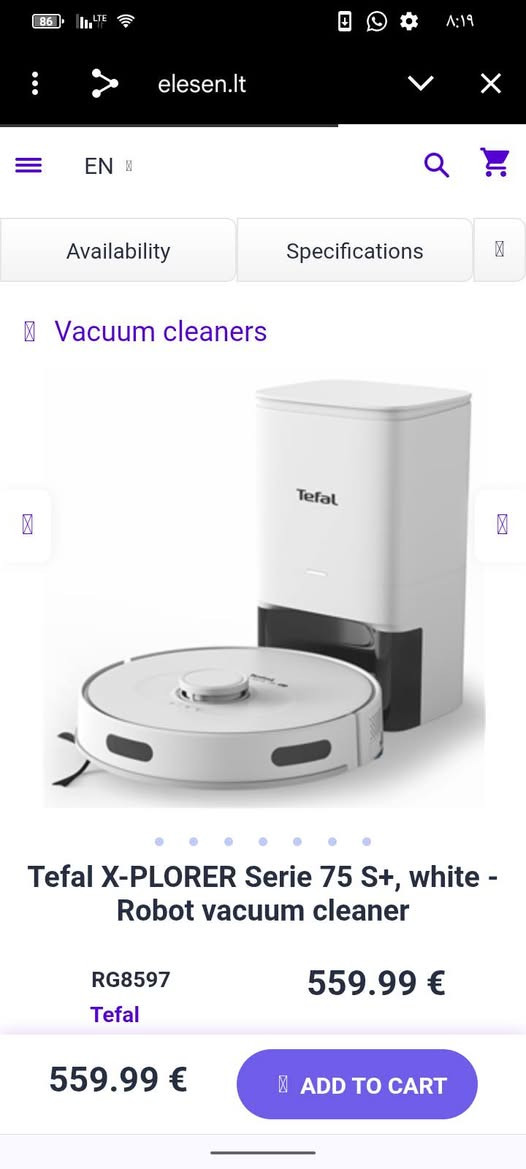 مكنسه تيفال أعلى سعر ابيع


**إذا كنت صاحب هذا الإعلان وتريد حذفه لأي سبب، رجاءا أرسل رسالة إلى الدعم الفني**