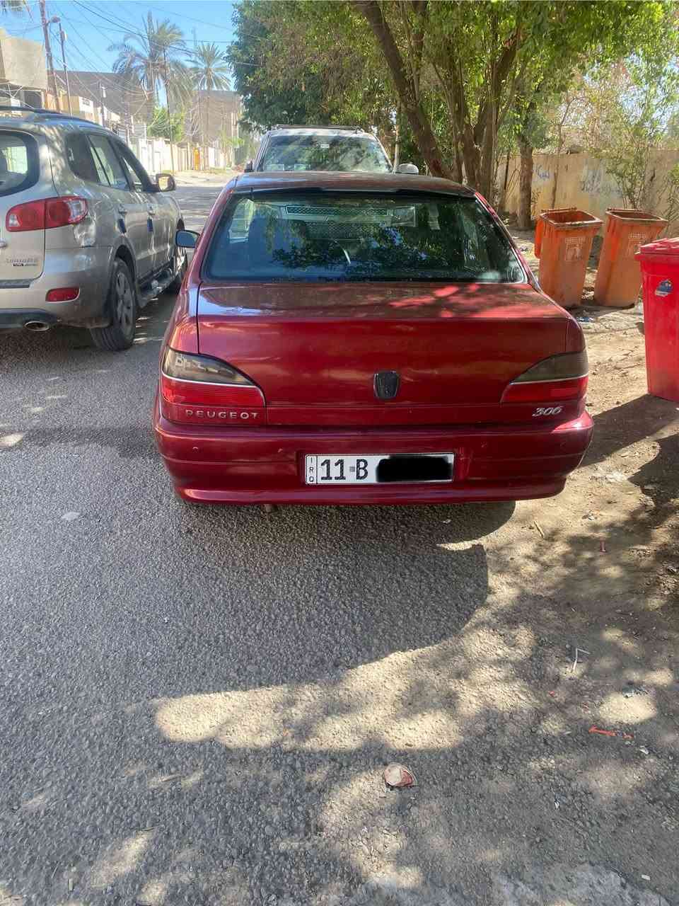 السلام عليكم للبيع بيجو 306
رقم بغداد انكليزي بسمي تحويل من الصبح 
تبريد تدفئه محرك بحاله جيده جدآ حداديه 80‎%‎ 
غرفتها نضيفه وحلوه السياره مصبوغه عام جمالبه بدون حادث السياره خير من الله الاستفسار *********** سعر 45$
