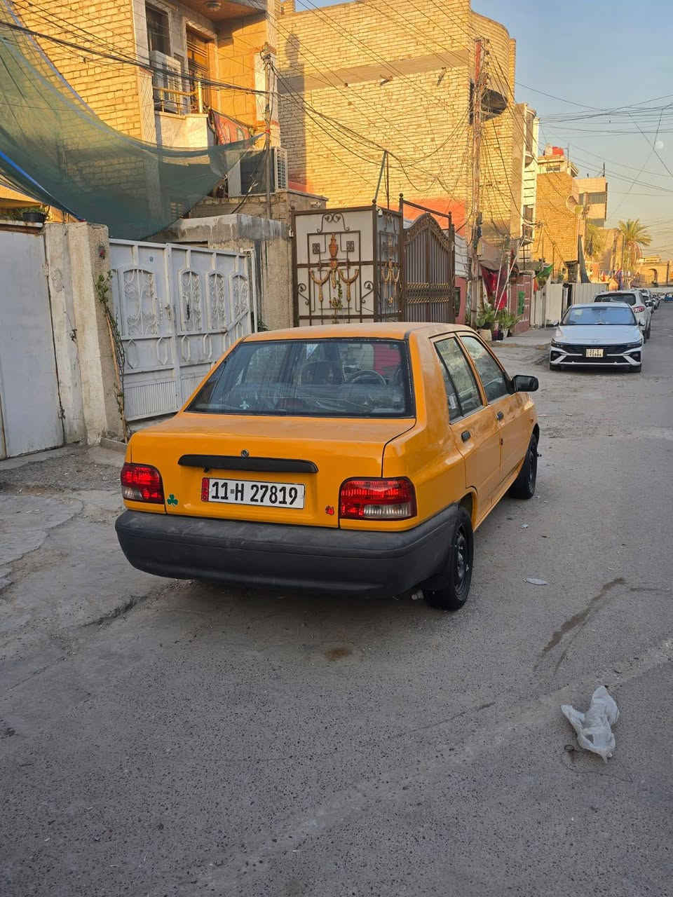 السلام عليكم 
سايبا 
موديل 24
رقم بغداد انكليزي هيئة غرامات مصفره 
منضومه غاز سياره خير من الله جاهزه 
ب 66 وبيها مجال مكاني شعب حي اور 
***********
