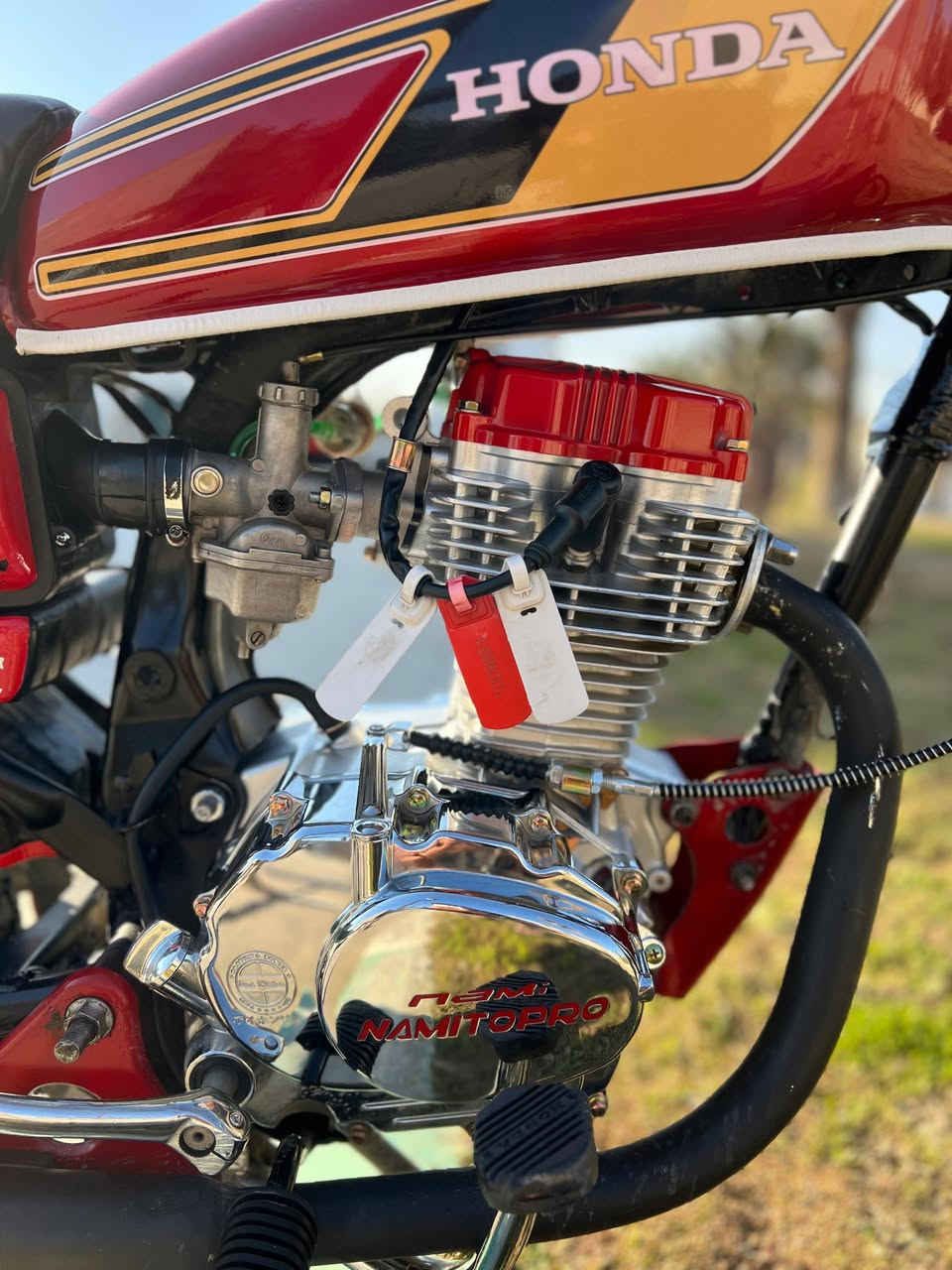 سلام عليكم ورحمه الله وبركاته اخواني دراجه نامه تيربو تجي اتشوفها احلا من لصور  ما صار لها شي من معمره تخذها ما تصرف عليها ربع ماطور جديد سعره 750الف بيها مجال مال جيتك مو شراي لا تتصل متواجد عل خط فقط ***********
