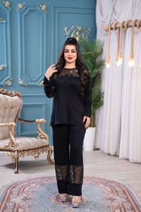 تراك نسائي • زبدة وتول • مقاسات L-3XL