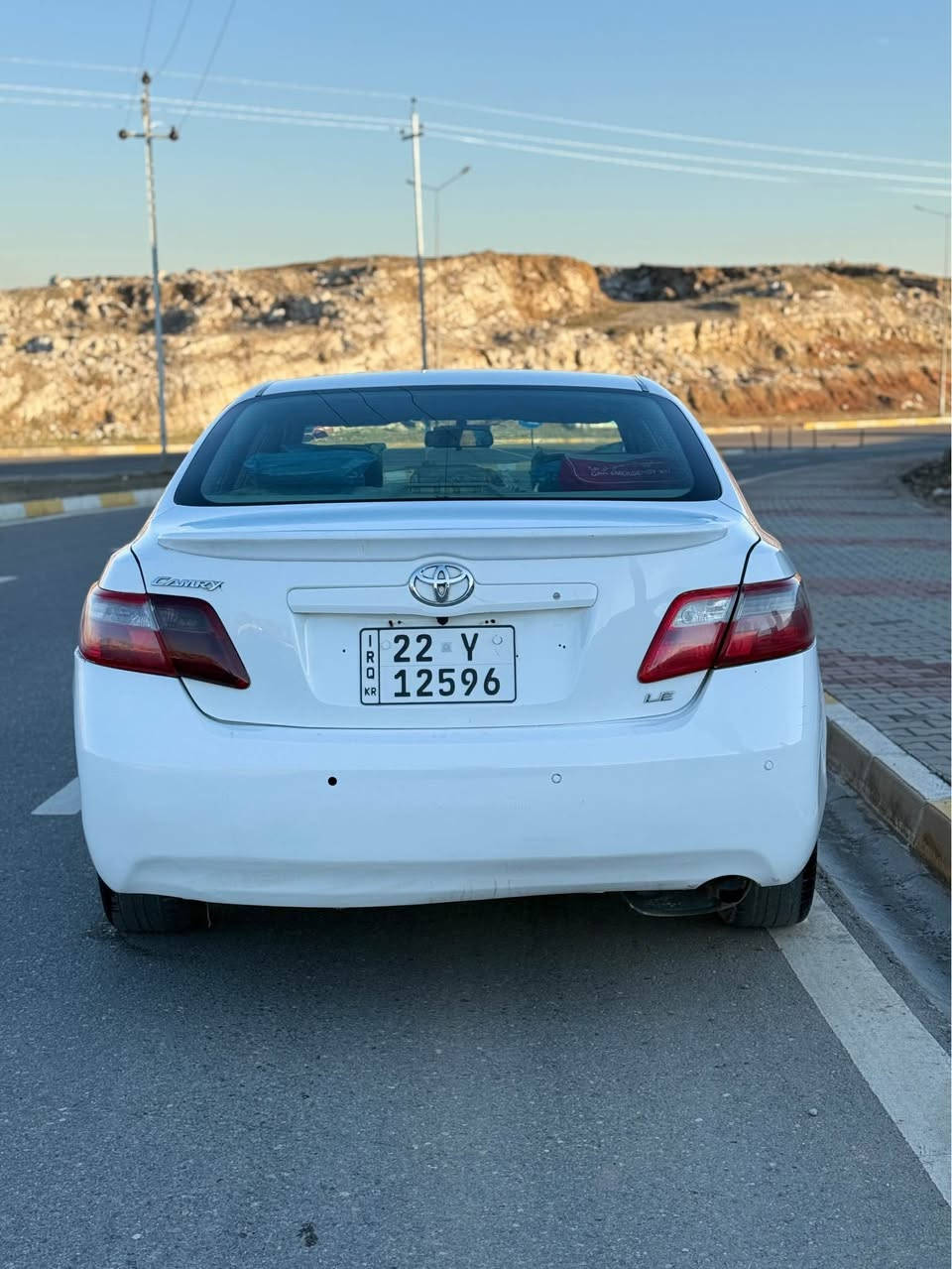 سلام علیکم
تویوتا کامری
مواصفات امريكي
LE
ابيض ثلجي
كير اوتوماتيك و عادي
حساس خلفي
شاشة ايباد
كاميرا
كشن كهربائي
مراية كهربائي
ويل كروم
بي قطعتين صبغ 
جاملغ امامي 
جاملغ خلفي
كير و محرك بشرط 
شرط تحويل غرامة
سنوية رقم هزة كلة جديد
***********
***********
سعر 104$
مكان كركوك كركوك, العراق
