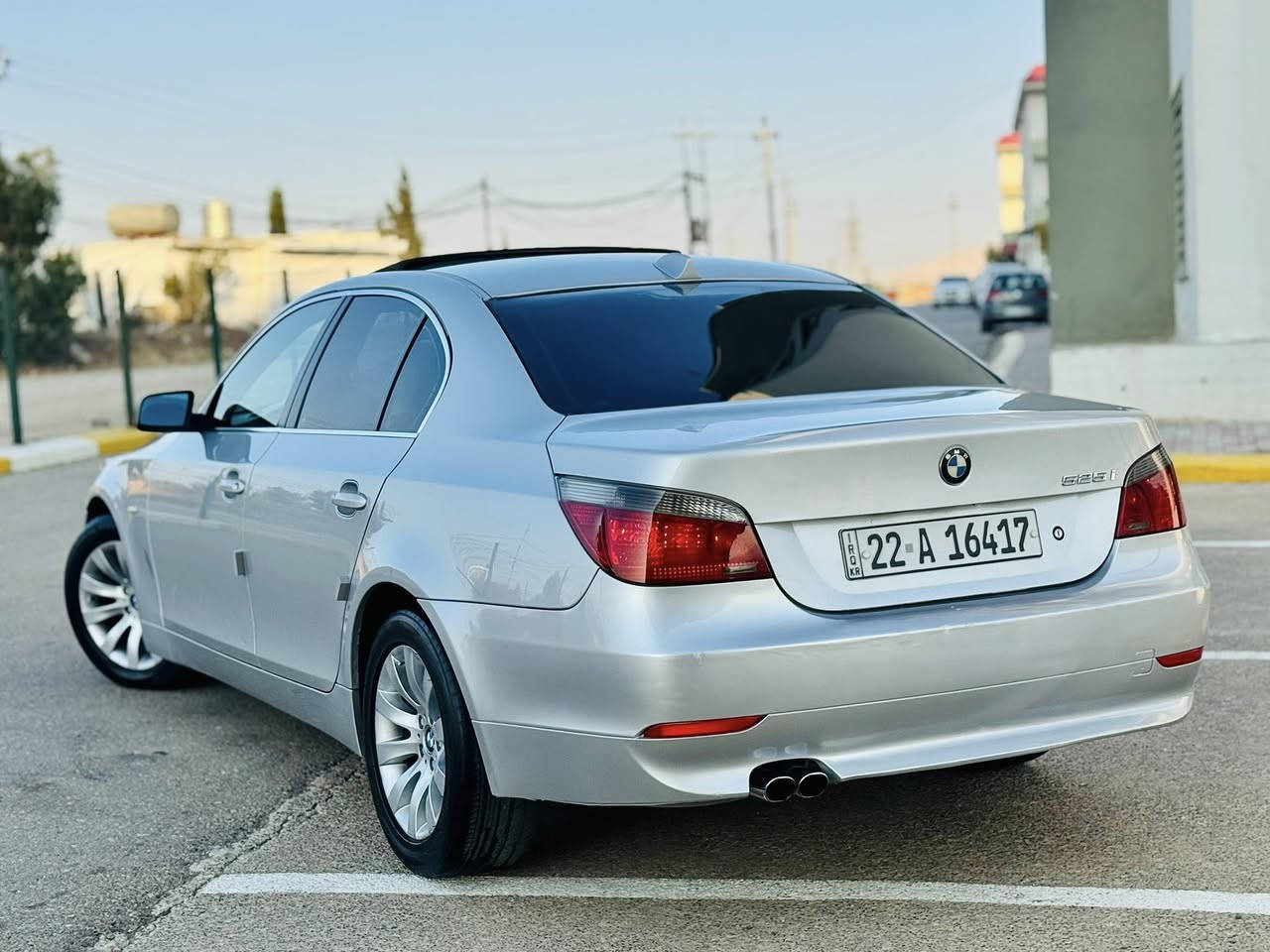 ‏BMW 525i 2007
بيئيم مؤديل 2007 فول مواسفات 
مه كينه 25 ده بل ديجيتال نؤزل كورت مه كينه مه رغوب
ره قه م هه ولير ته حويل ئه سلى زه مان
گيرو مه كينه ى به شه رت زؤر مه زبوته 
يه ك چه مه له خي بيشه وه په مپه  بئ ناوگرتن و بئ ئيرباگ
زور جوان ماوه ته وه و نمونه يه له جوانيدا
مواسفات
(- گير ئؤتؤ ماتيك-سلايد -بصمه  - كوشن هيته ر - كوشن كاره باى - شاشه - ماوس - ڤؤليؤم - تحديد سورعه - لايت ليد - زور مواسفاتى تر )
چوار تايه و ويلى لؤكى بؤ به ستراوه بئ مه سروفه
ته حويل و غه رامه به شه رت به ناوي خومه وه يه 
::: گير و مه كينه و كاره باى و هه موو گيانى به شه رت :::

شوين: سليمانى
سعر: 117$
مؤبايل:***********
           
  

                                                   BMW 525i 2007 
بيئم 525 موديل 2007 فول مواصفات 
محرك ٢٥ دبل ديجيتال  نوزل قصير مرخوب 
رقم اربيل اصلي زمان انتربول 
گير محرك بشرط  بدون عيب 
جاملخ امامي  كلير بدون صرب 
سياره حيل حلوه  علا وصع شريكه 
( گير اوتوماتيك - كشن تتفئه - فتحه -بصمه -حساس - كشن كهربا - شاشه - ماوص - فوليوم - تحديد سورعه - زينون ) 
٤ تايرات مع ويل شادين جديده 
سنويه بسمي 
تحويل و غرامه شرط نفس يوم 
سعر / 117$
مكان / سليمانيه 
هاتف / ***********
