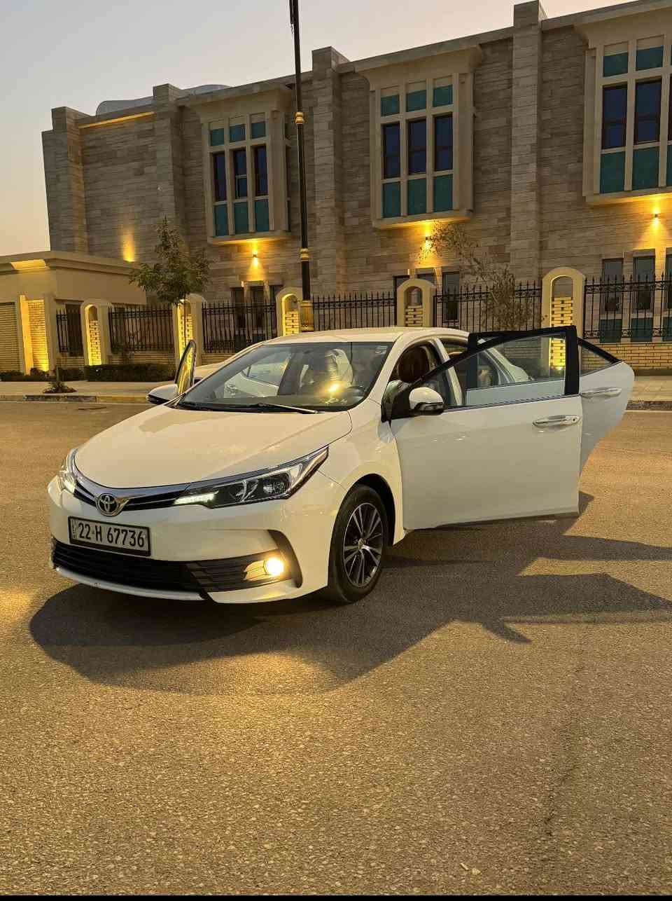 للبيع فقط كورلا 2018 خليجية 
مواصفات se  
محرك 2000 المرغوب 
مواصفات 
بصمة 
مري شفط 
اشاير ب المري 
كامرة 
حساسات خلفية 
رقم اربيل باسمي تحويل مباشر 
ماشية (130) الف كيلو 
سيارة جاهزة ومابيه اي نقص
سعر 160 ورقة 
غير متواجد على الفيسبوك
للاستفسار *********** واتساب
