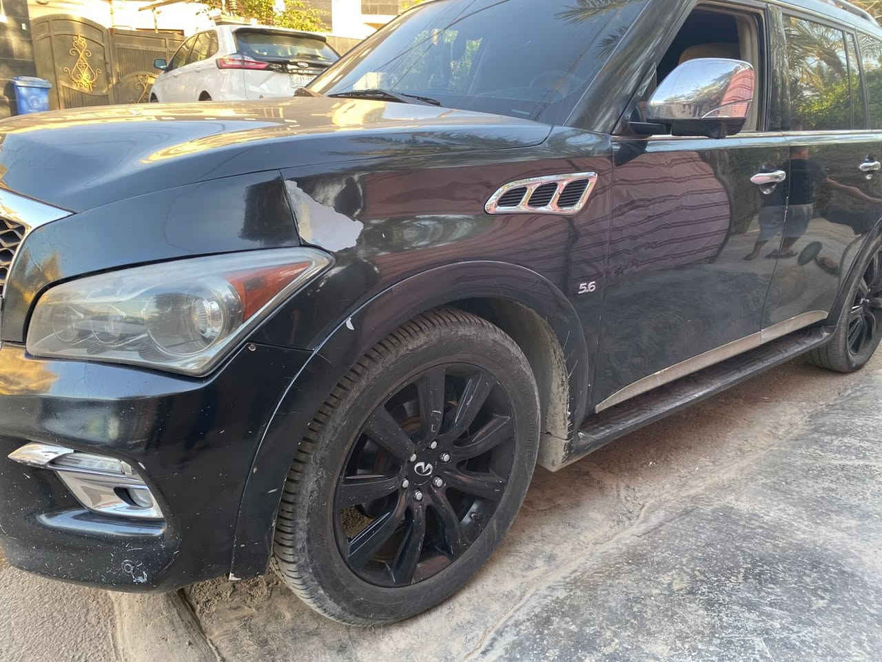 السلام عليكم

انفنتي QX80 موديل 2014  مكينة 5.6 
حادثها جاملغ وبنيد جهة السائق و طاكة بيها ايرباكات الصدر ثنين 
جراد بالقمارة 
سياره جاهزة
رقمها سليمانية 
ماشية 188000 الف كيلو
التضليل تريد اشيلة تريد لــأ بكيفك

السعر 125 بيها مجال 

مكان السيارة بغداد الدورة جمعية خير الله
للاستفسار 

***********

تحياتي
