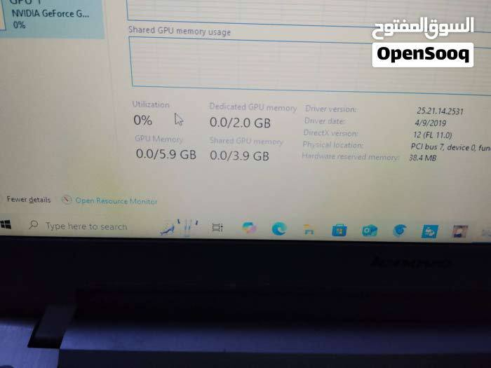 لابتوب لينوفو
يجي بمعالج كوراي 7 الجيل 4 
وبكارت شاشه خارجي GT740Mيعطيك افظل اداء في العب
وبرامات 8DDR3 مناسبه للالعاب المتوسطه والبرامج التصفح 
وبهارد SSD واحد تيرا 
يوجد كسر بسيط تحت كفر الابتوب لايثر على شي
معه شاشه خارجي من شركه LG تعطيك 100هيرتز 
سعر 350قابل للتفاوض
المكان بغداد التراث جنب مقهى وادي الذئاب  
تواصل واتساب ***********او***********
يتعذر وجود توصيل

