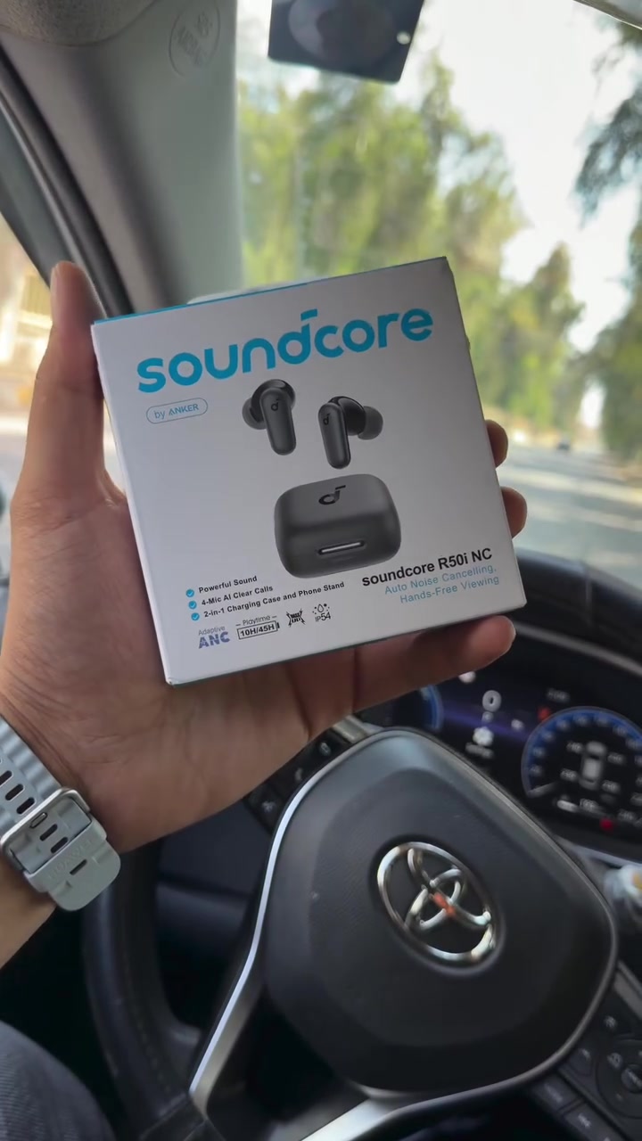 🎧 Soundcore R50i NC
سماعة تجمع بين الصوت القوي والعزل الذكي للضوضاء ✨
استمتع بتجربة صوت نقية وباس عميق مع تقنية ANC لعزل الأصوات الخارجية، حتى تعيش أجواء الموسيقى بكل تفاصيلها 🔥

🔹 جودة صوت قوية وواضحة
🔹 عزل ضوضاء فعّال (Noise Cancelling)
🔹 مكالمات أنقى بـ 4 مايكات
🔹 بطارية تدوم لساعات طويلة
🔹 تصميم أنيق ومريح للاستخدام اليومي
🔹 مقاومة للماء والغبار IP54 💧

الخيار المثالي للدوام، النادي، السفر 
للطلب والحجز على الرقم التالي 
*********** واتس اب 

#العراق #الموصل #بغداد #اربيل #البصرة كركوك دهوك سماعات الكترونيات اكسسورات تقنية سماعة انكر ساوندكور ريلز اكسبلور ترند متجر توصيل شباب بنات تصوير ستوريات لايك متابعة fyp iraq mosul baghdad explorepage 🔥🎧
