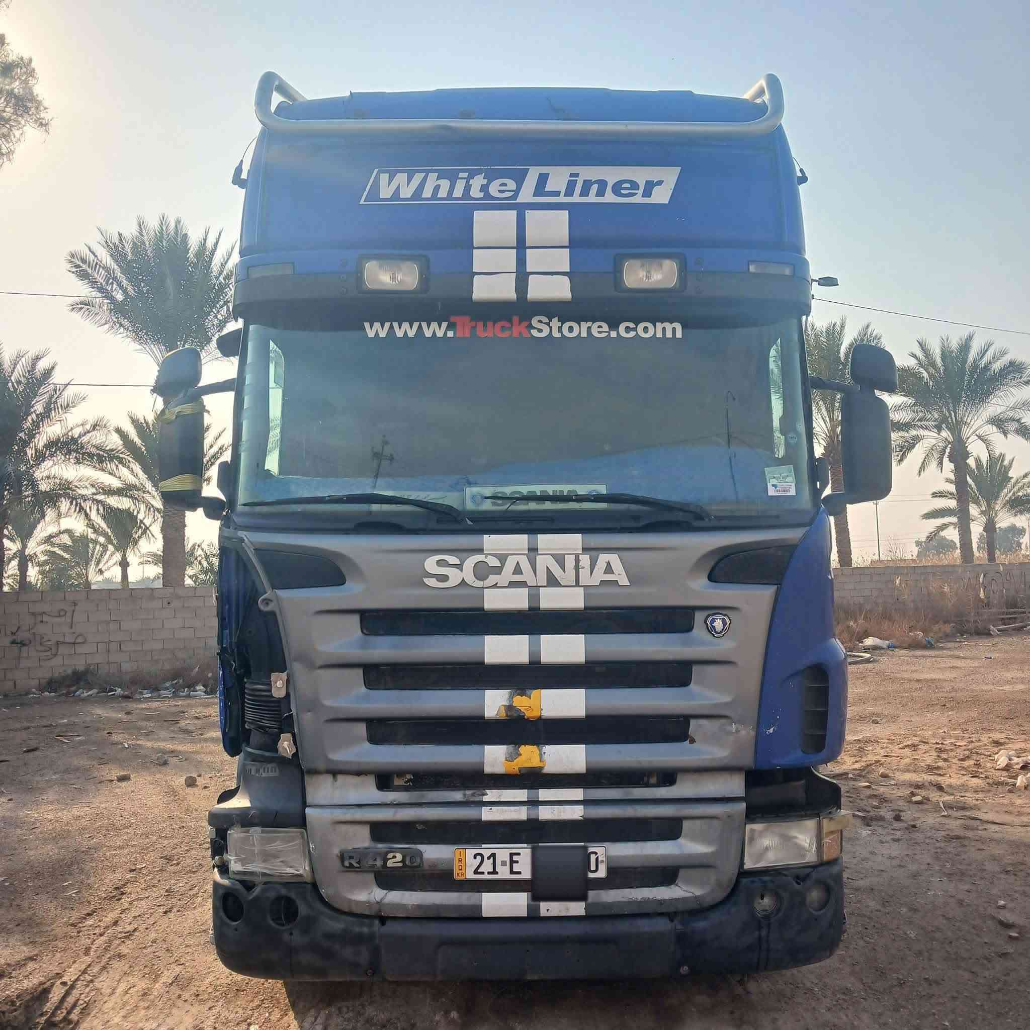 للبيع سكانيا راس و عربانه 2005 سليمانيه  كير مكينه اكسل كفاله سنويه 27 جوبلس أمامي سياره جاهزه للشغل الاستفسار الاتصال على الرقم ***********
