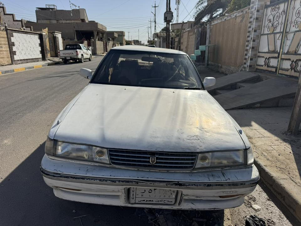 مارك ياباني
موديل ٩١ لون ابيض
محرك ٢٥٠٠ 
السنوية بأسمي رقم صلاح الدين. 
التبريد نقص بس غاز
الگير مكفول
والباقي كدامكم بالصور شرط التحويل 
المكان صلاح الدين قضاء بلد
السعر /٣٣ وبيهة مجال قليل جدا حق الجية
رقم الهاتف/***********
واتساب/***********
